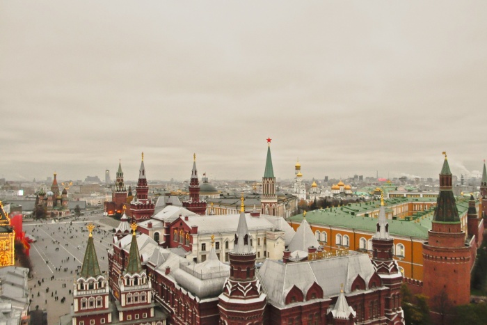 Москва. Кремль. Вид сверху