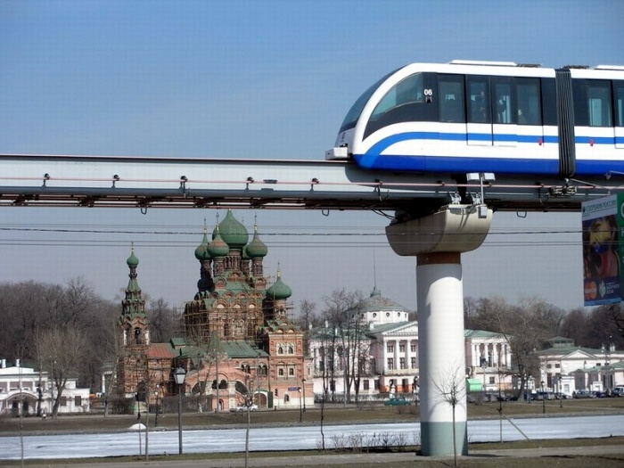 Голубой вагончик. Новое метро в Москве.