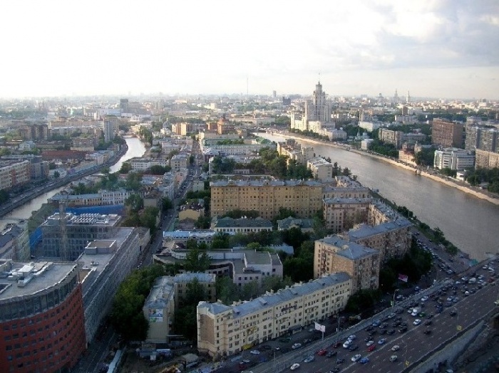 Москва. Вид сверху